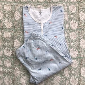 Roberta Roller Rabbit Long Sleeve Pajamas XL